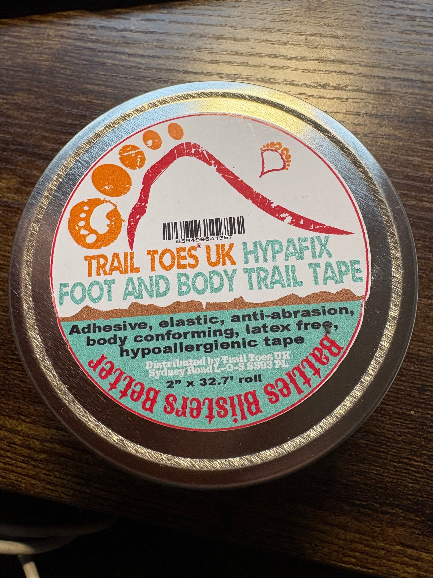 Trail Toes foot and body tape