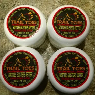 4 x 20 grams of Trail toes blister cream