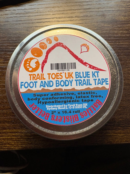 Trail Toes Blue KT FOOT and BODY Trail Tape