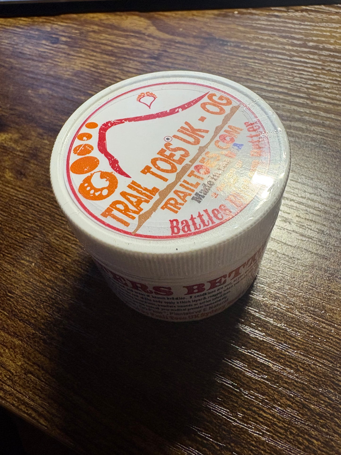 Trail Toes ultra extreme anti friction cream 2oz jar