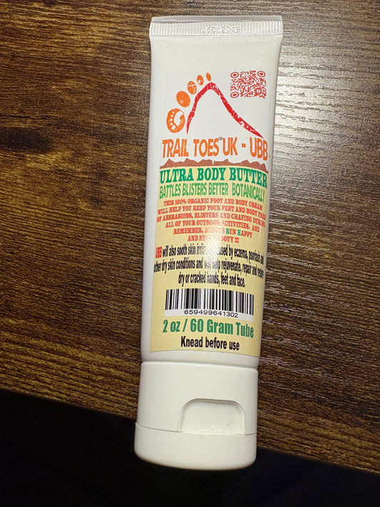 Trail toes ULTRA BODY BUTTER 2oz 60 gram tube