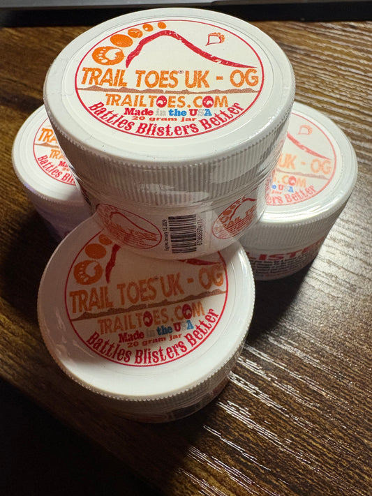 4 x 20 grams of Trail toes blister cream
